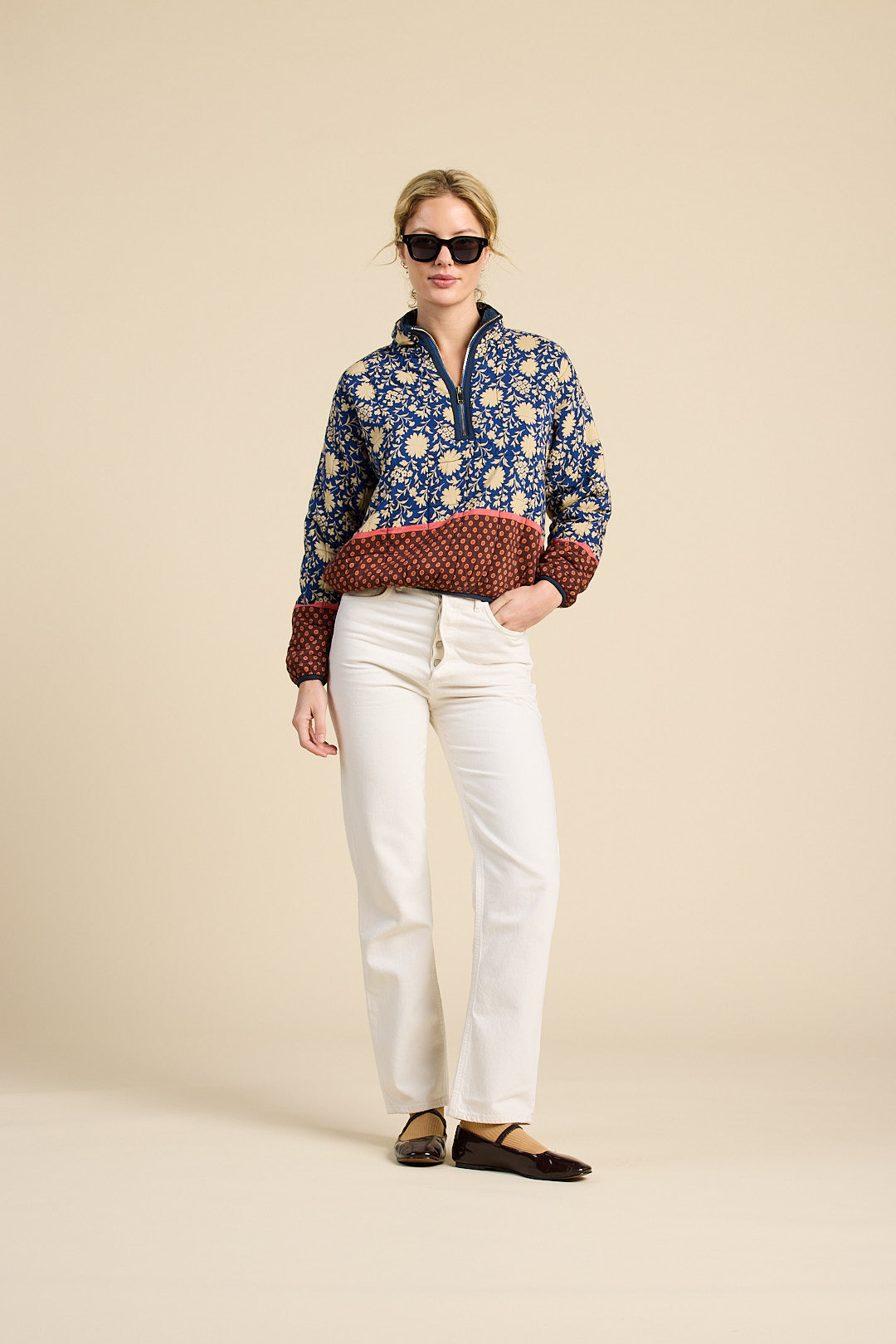 Casey Pullover Blues | Trovata | MARKET