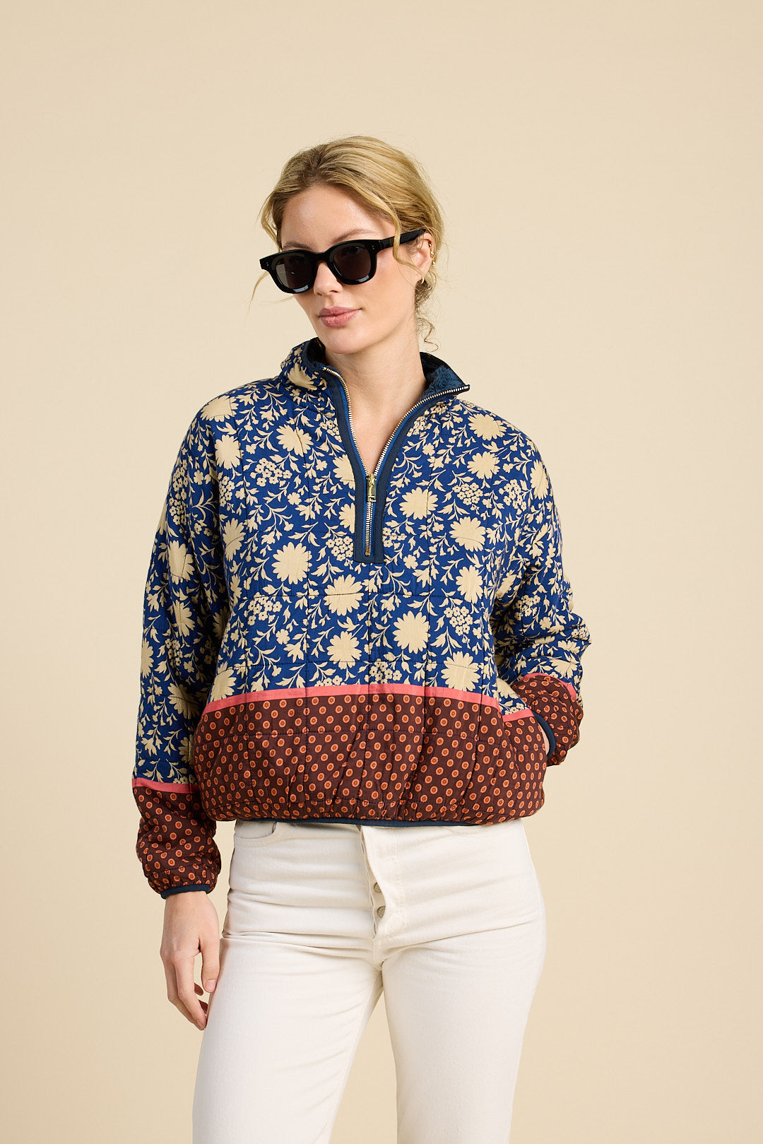 Casey Pullover Blues | Trovata | MARKET