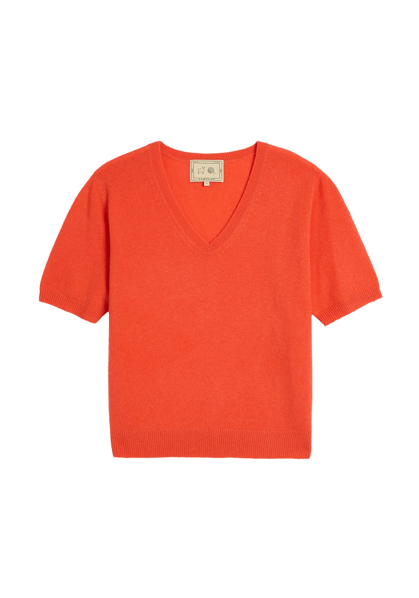 Louisa Cashmere Top poppy