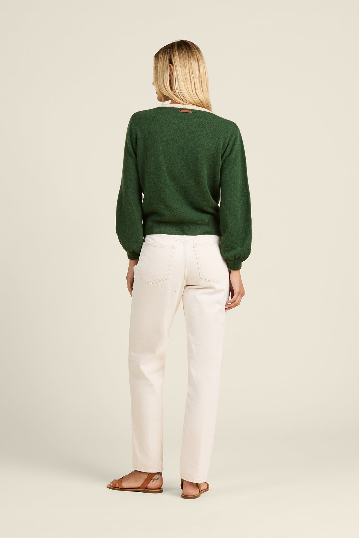 Ryann Sweater Green CA | Trovata | MARKET
