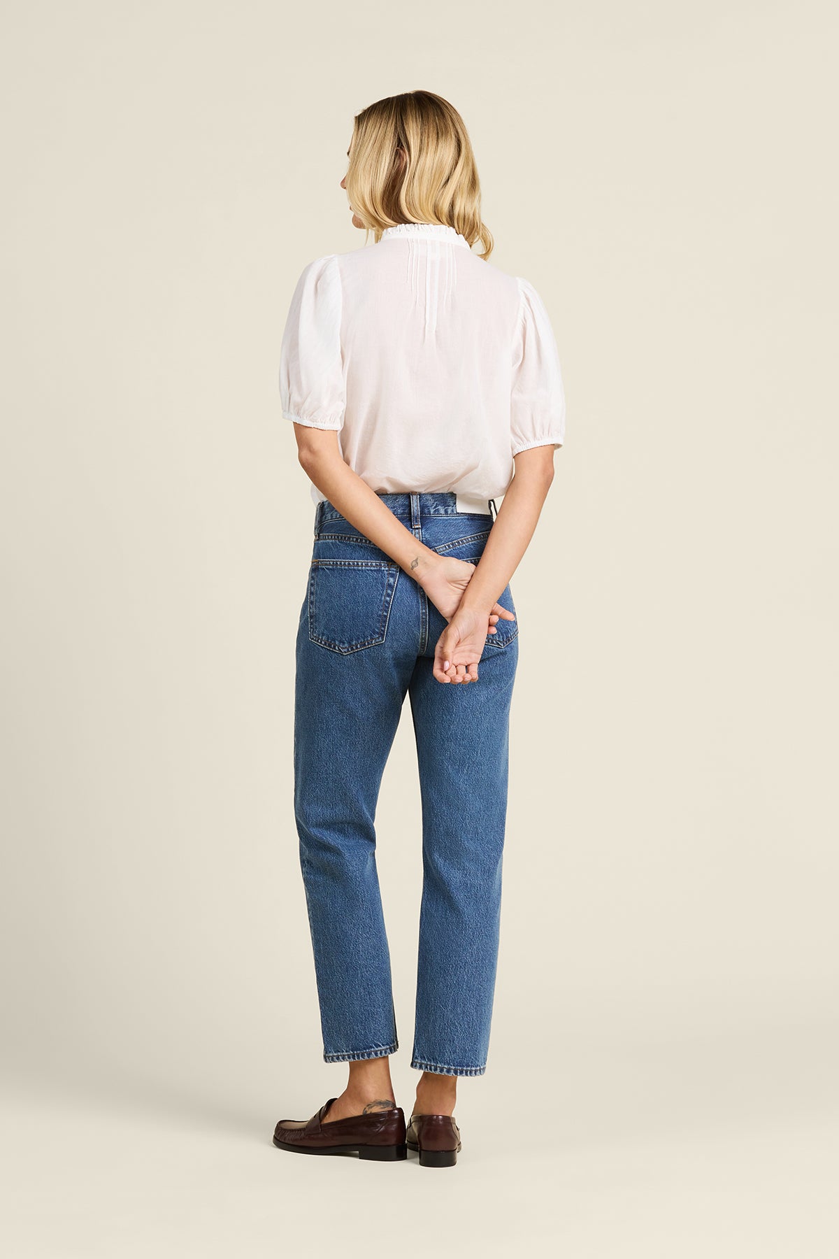 Mira Blouse White Cotton Voile | Trovata | MARKET 