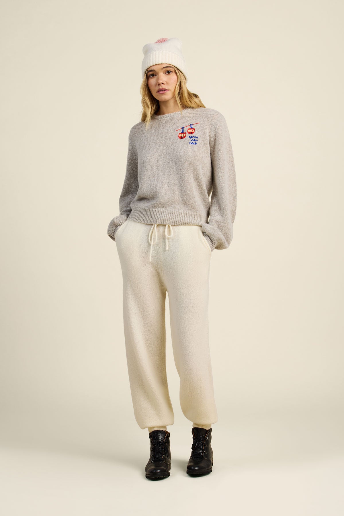 Ryann Sweater Grey-Ski | Trovata | MARKET | Skiing, casual, cold weather