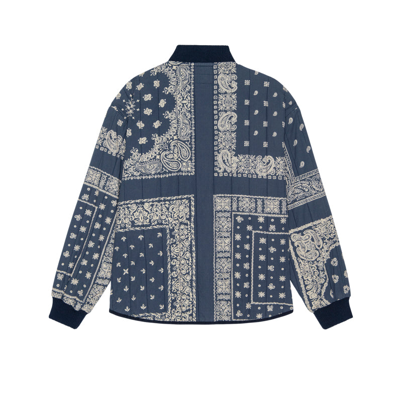 Quilted bomber bandana print | The Great | MARKET