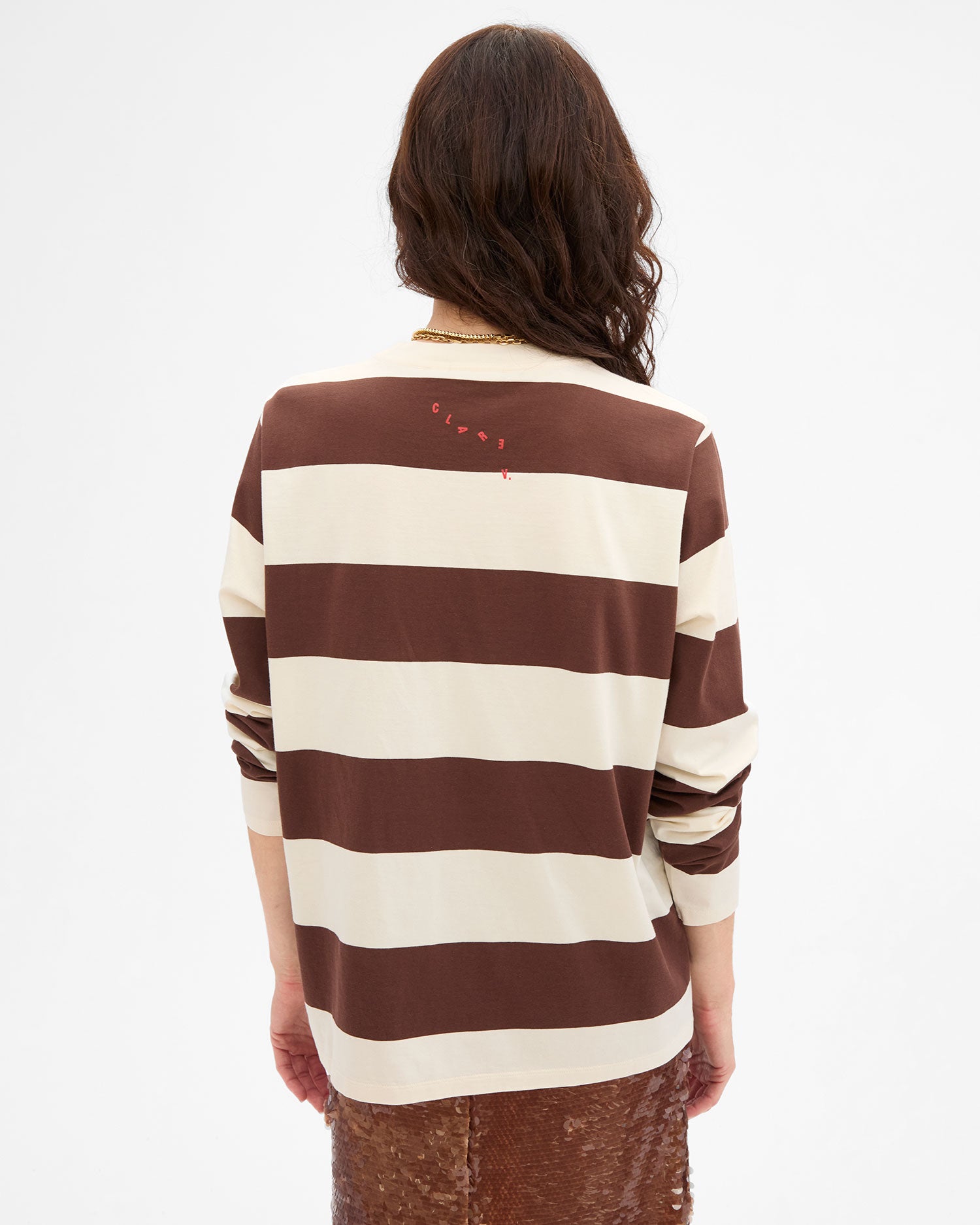 LONG SLEEVE TEE - RUGBY STRIPE | Clare V | MARKET