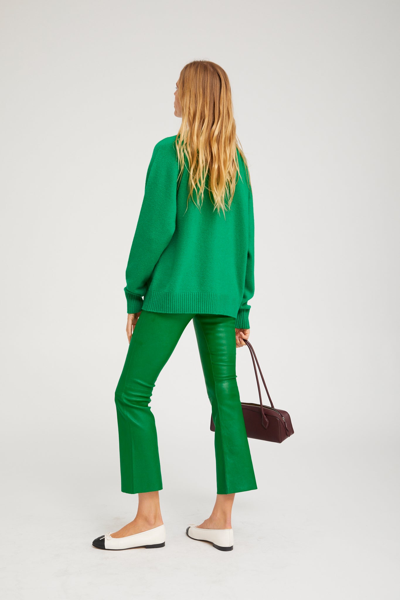 CLASSIC CREW SWEATER kelly green | SPRWMN | MARKET