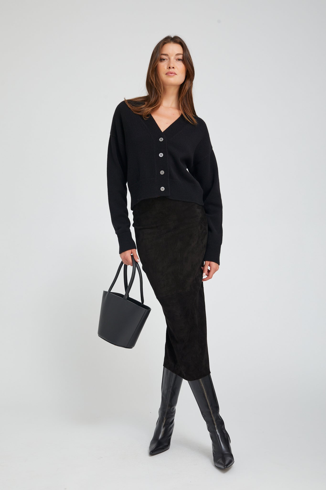 MIA CARDIGAN black | SPRWMN | MARKET 