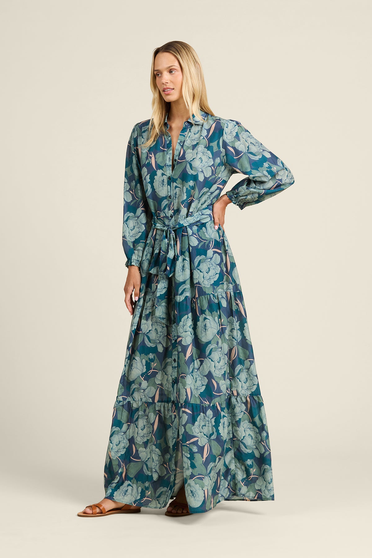 Martina Dress Hushed Meadow | Trovata | MARKET