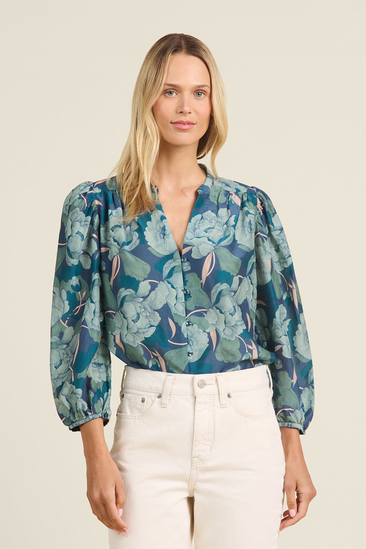 Maisey Blouse  Hushed Meadow | Trovata | MARKET