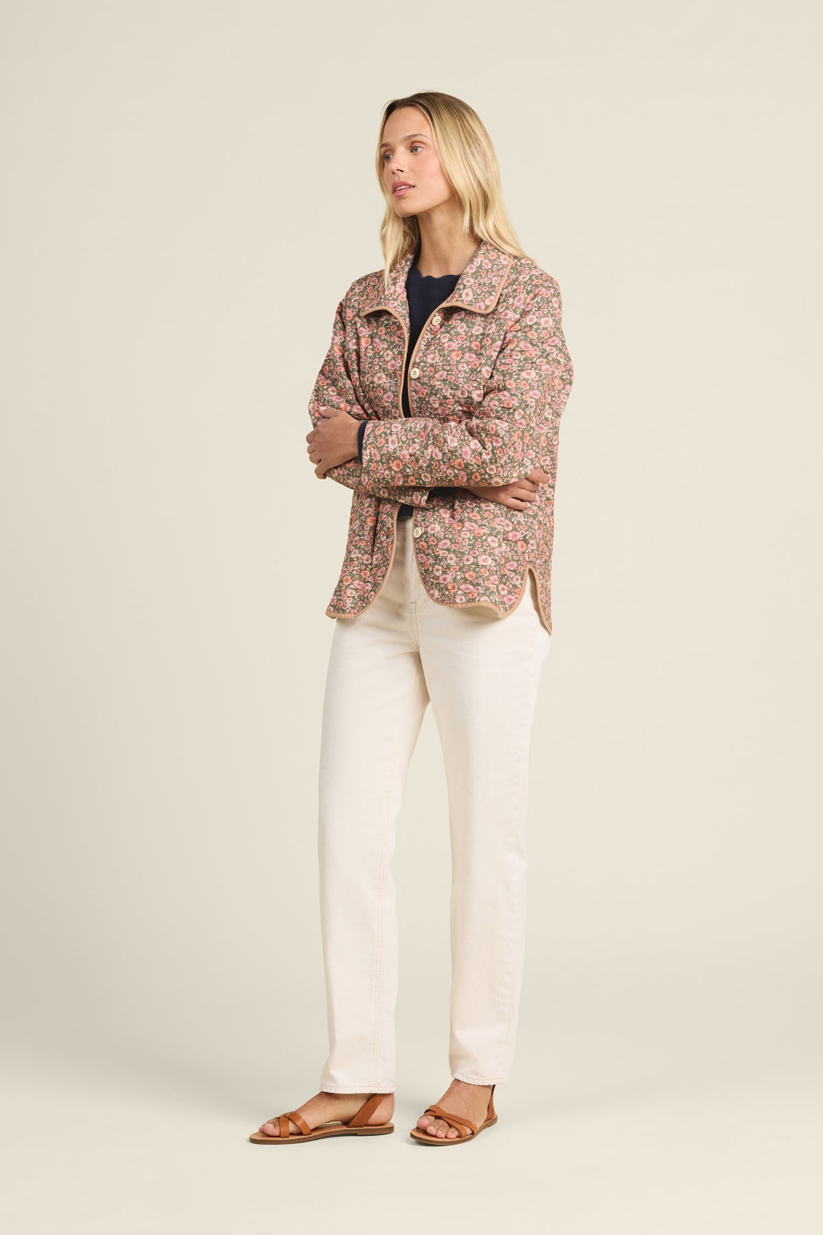 Ginny Quilted Jacket Marigold Mistral | Trovata | MARKET 
