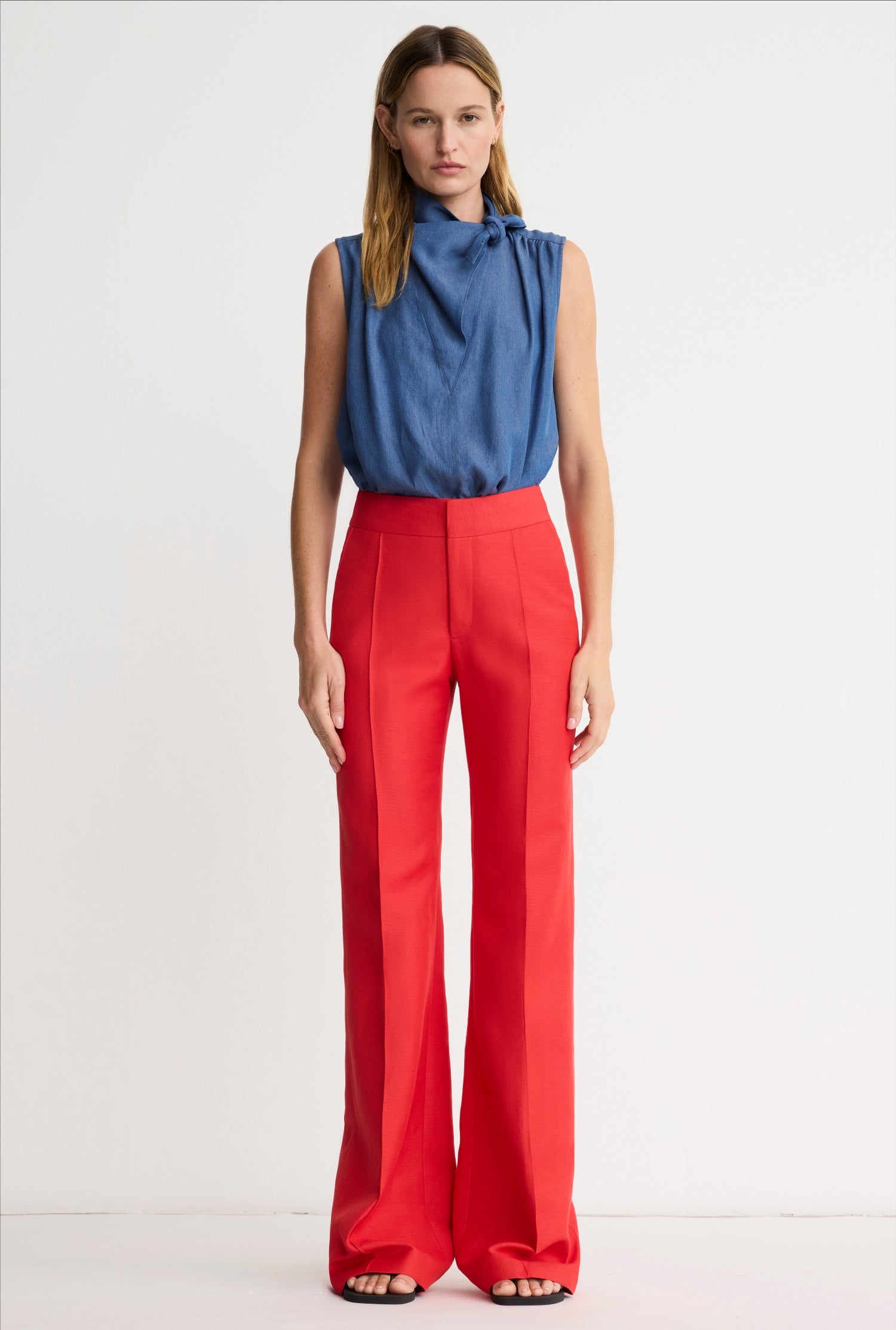 Poppy pintuck trouser | Smythe | MARKET