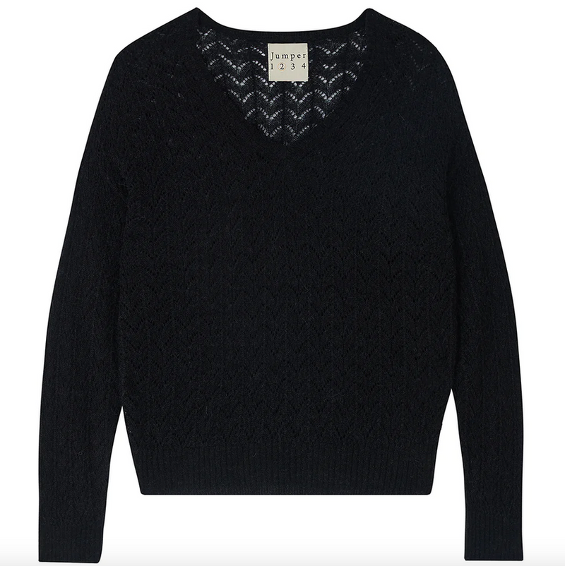 Lace Vee sweater - MARKET