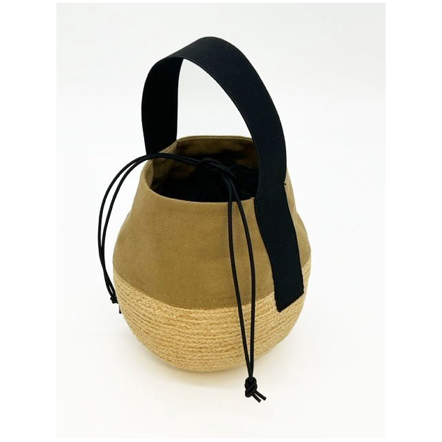 Black Lantern Basket Bag