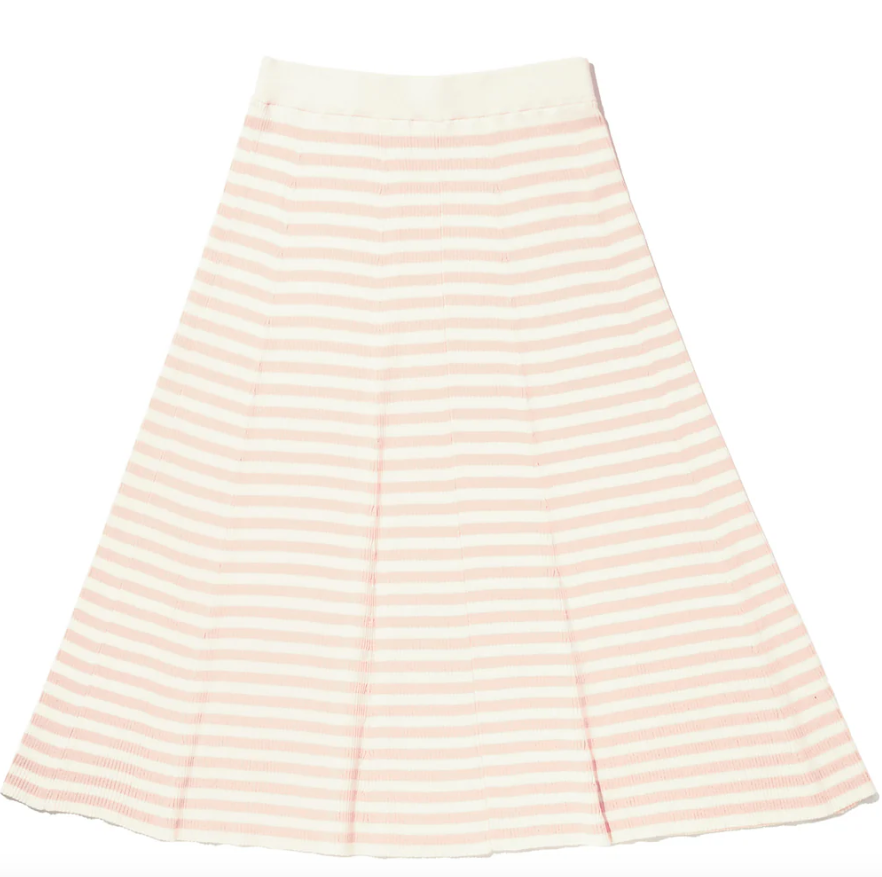 Sabine stripe skirt pink