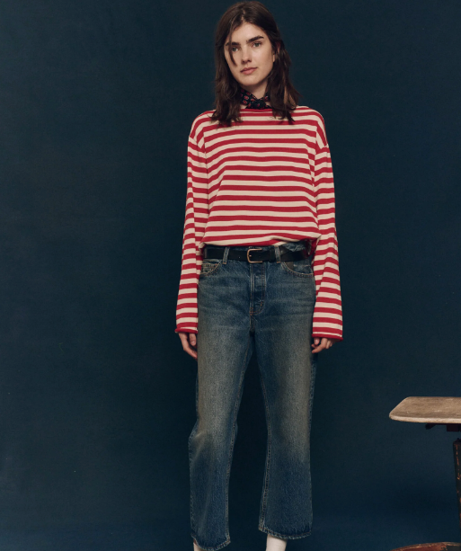 Sailor sweater red stripe