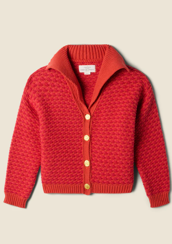 Red Savannah cardi