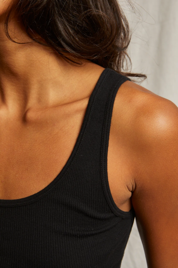 Mia rib tank black | PWT | MARKET 
