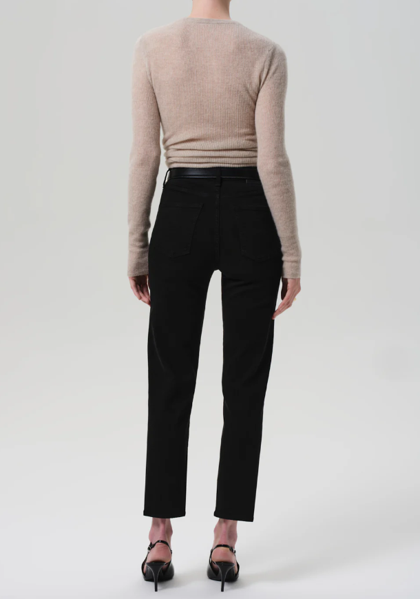 Caia Jean plush black | AGOLDE | MARKET