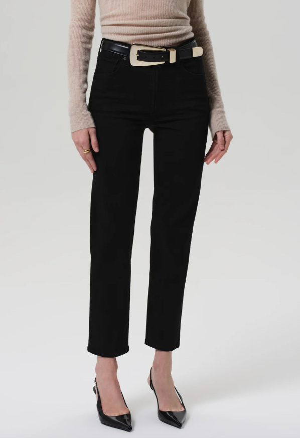 Caia Jean plush black | AGOLDE | MARKET