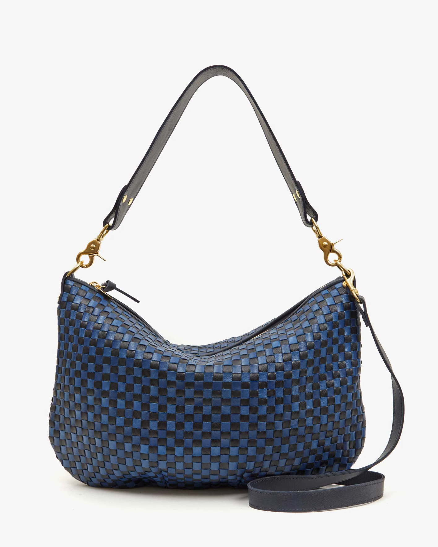 Moyen Woven Checker Dk blue