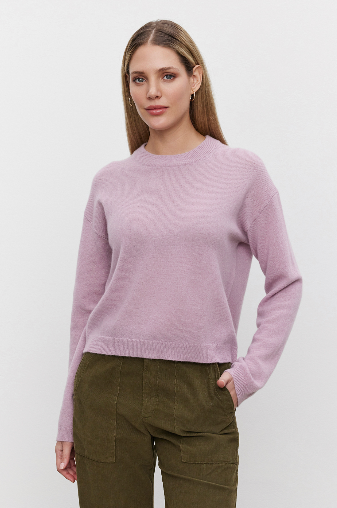 Brooklyn cashmere sweater mauve