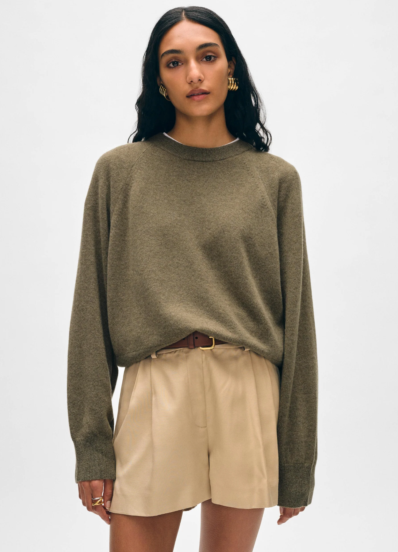 Essential sweatshirt loden