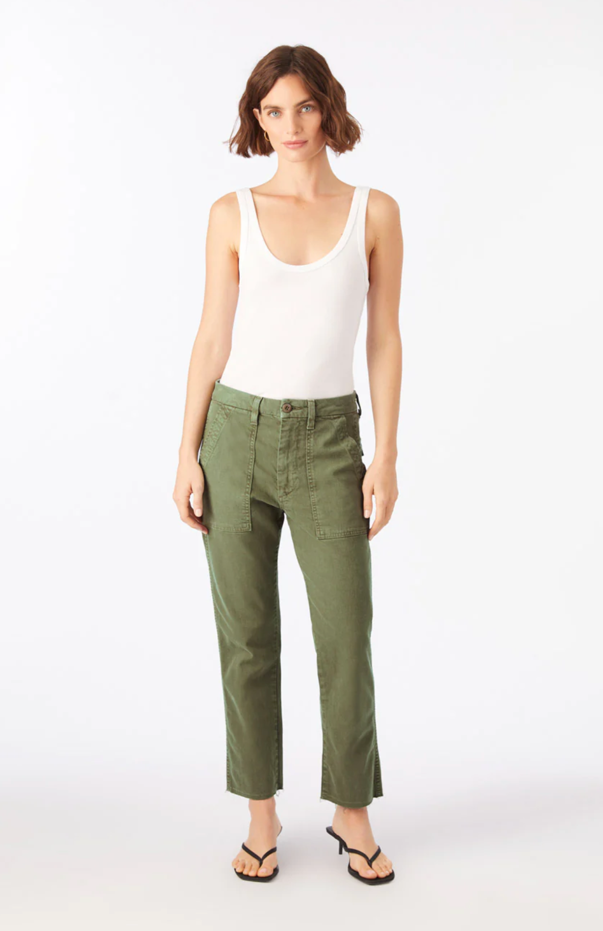 Army trouser in tea leaf