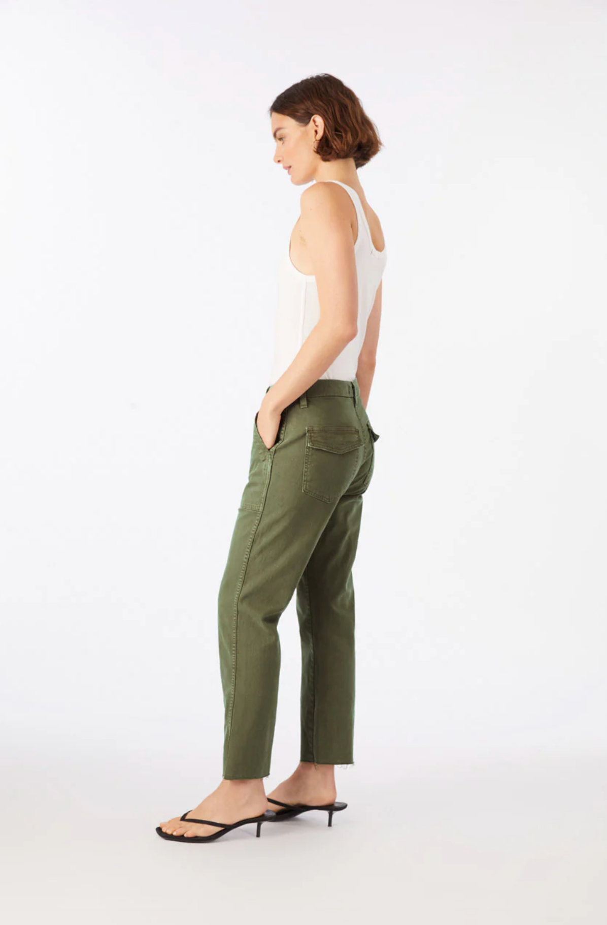 Army trouser in tea leaf