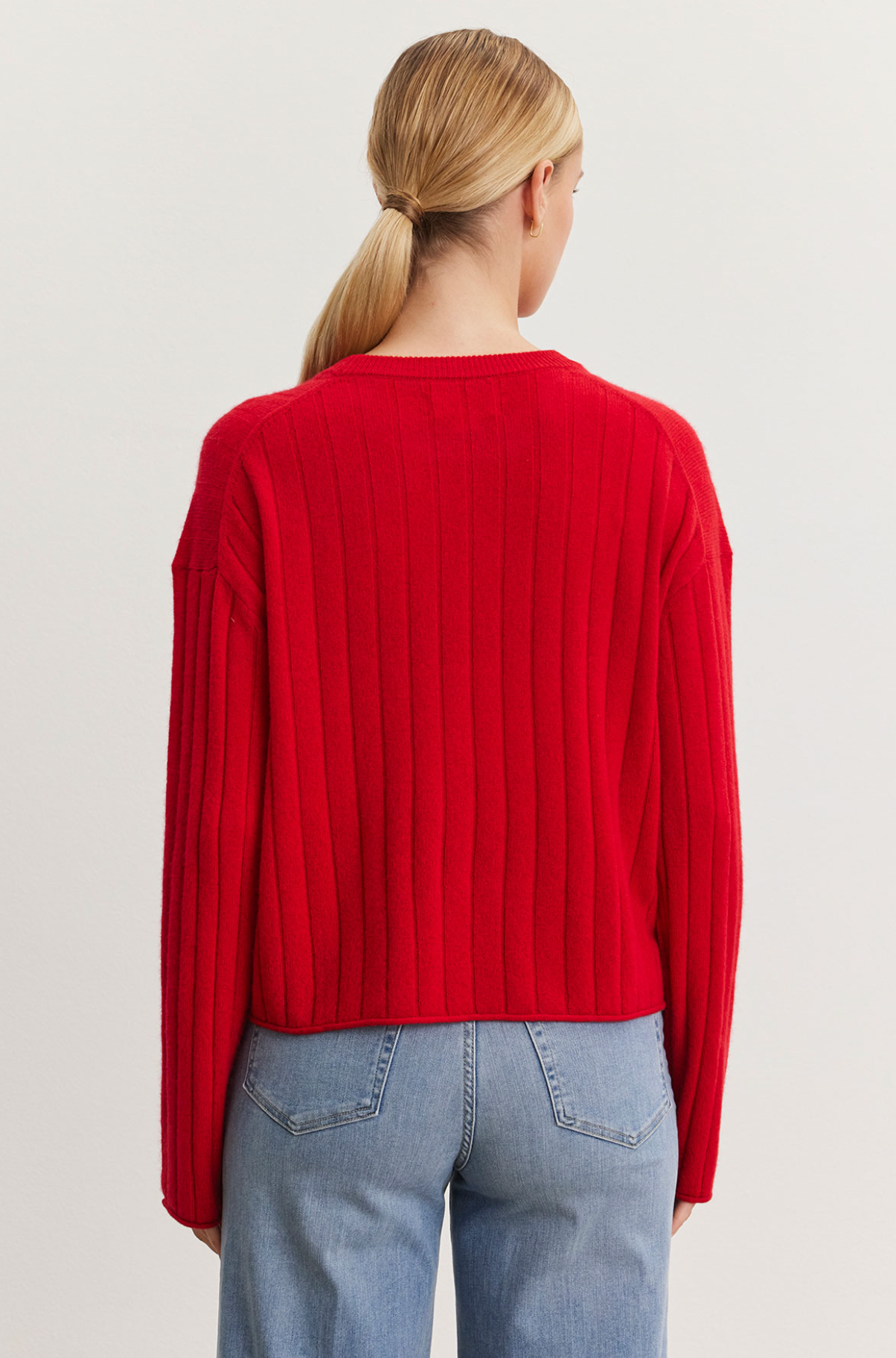 Monica cashmere in red