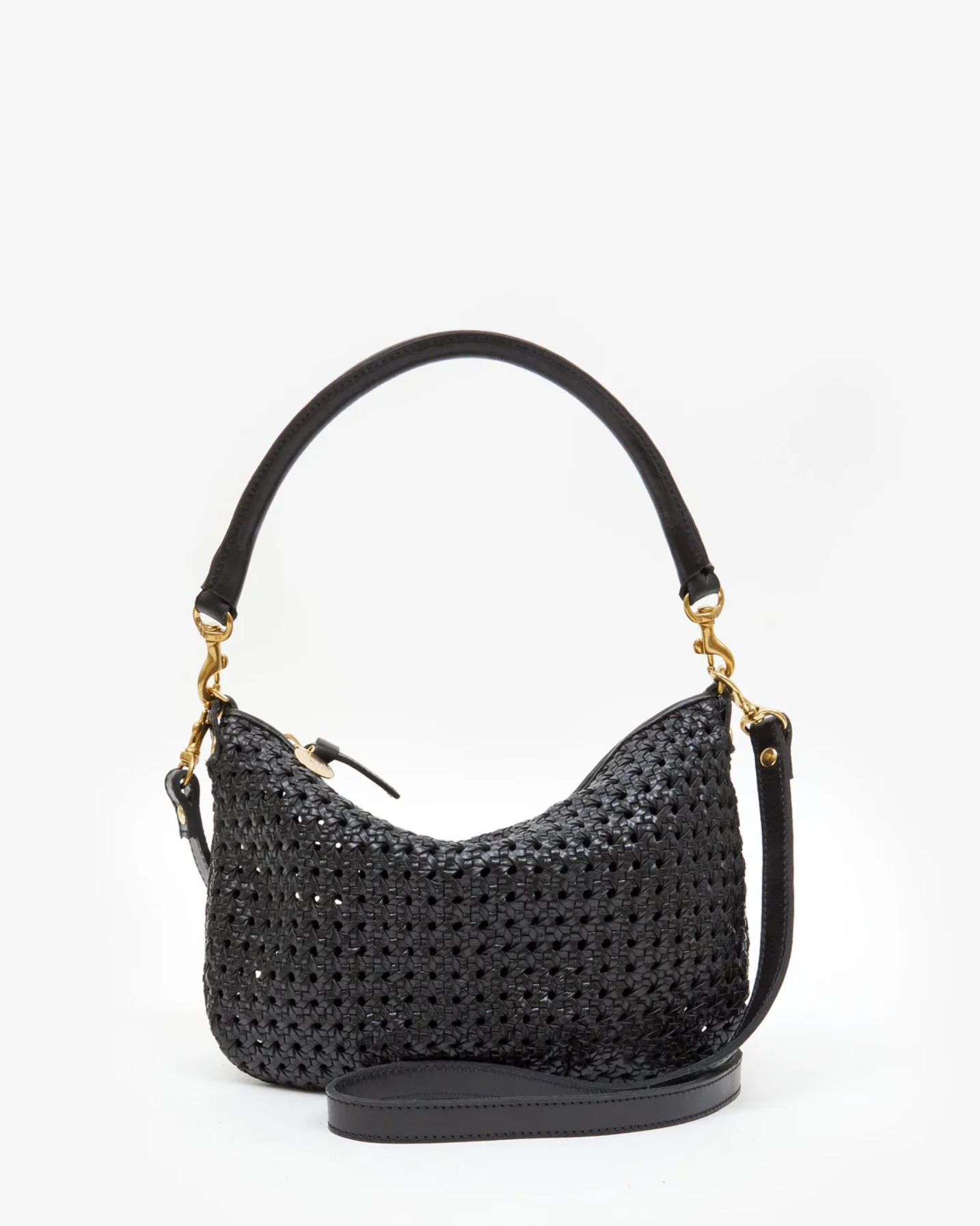 Petit Moyen Black Rattan