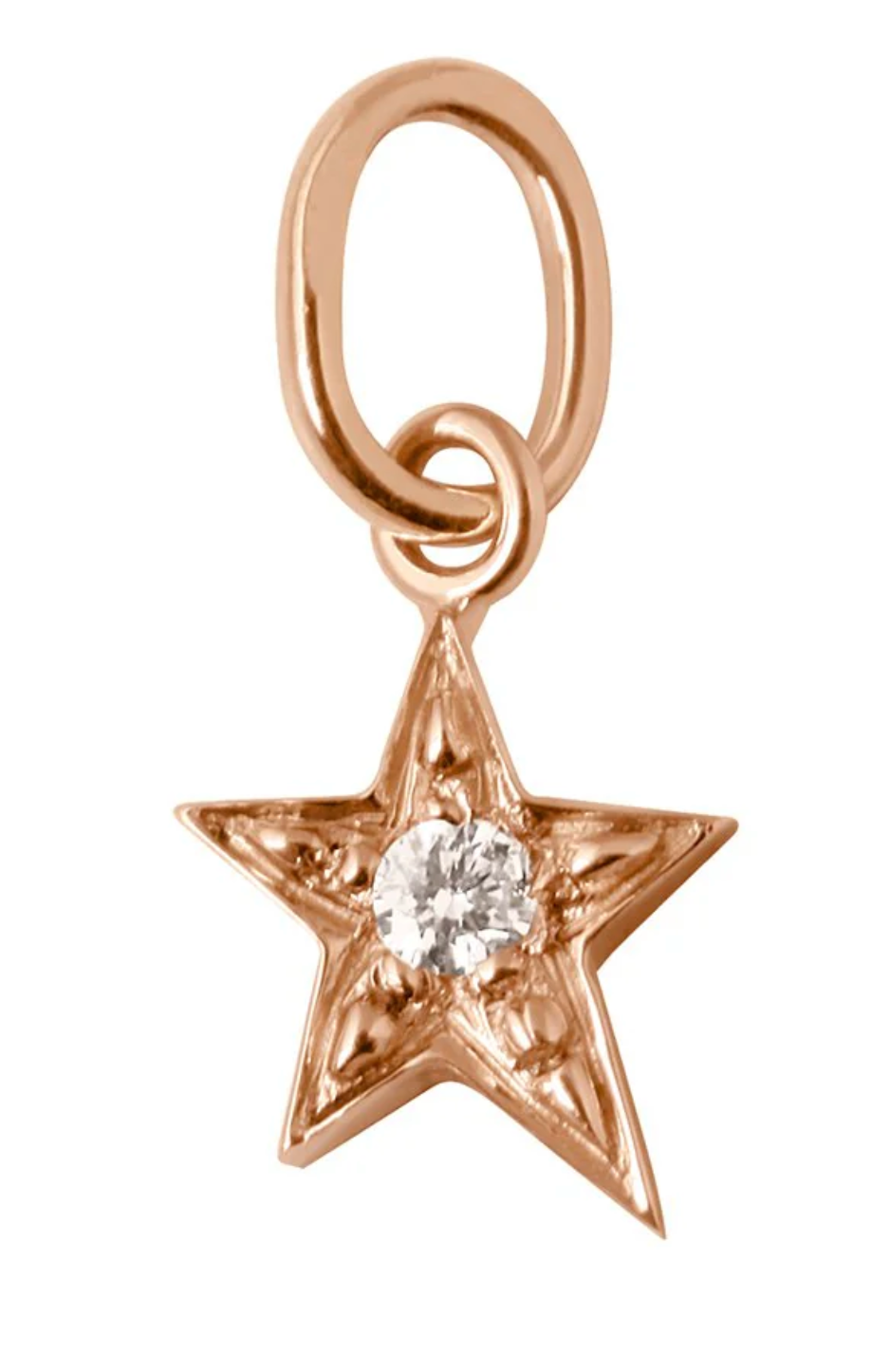 The Star gold pendant with diamond