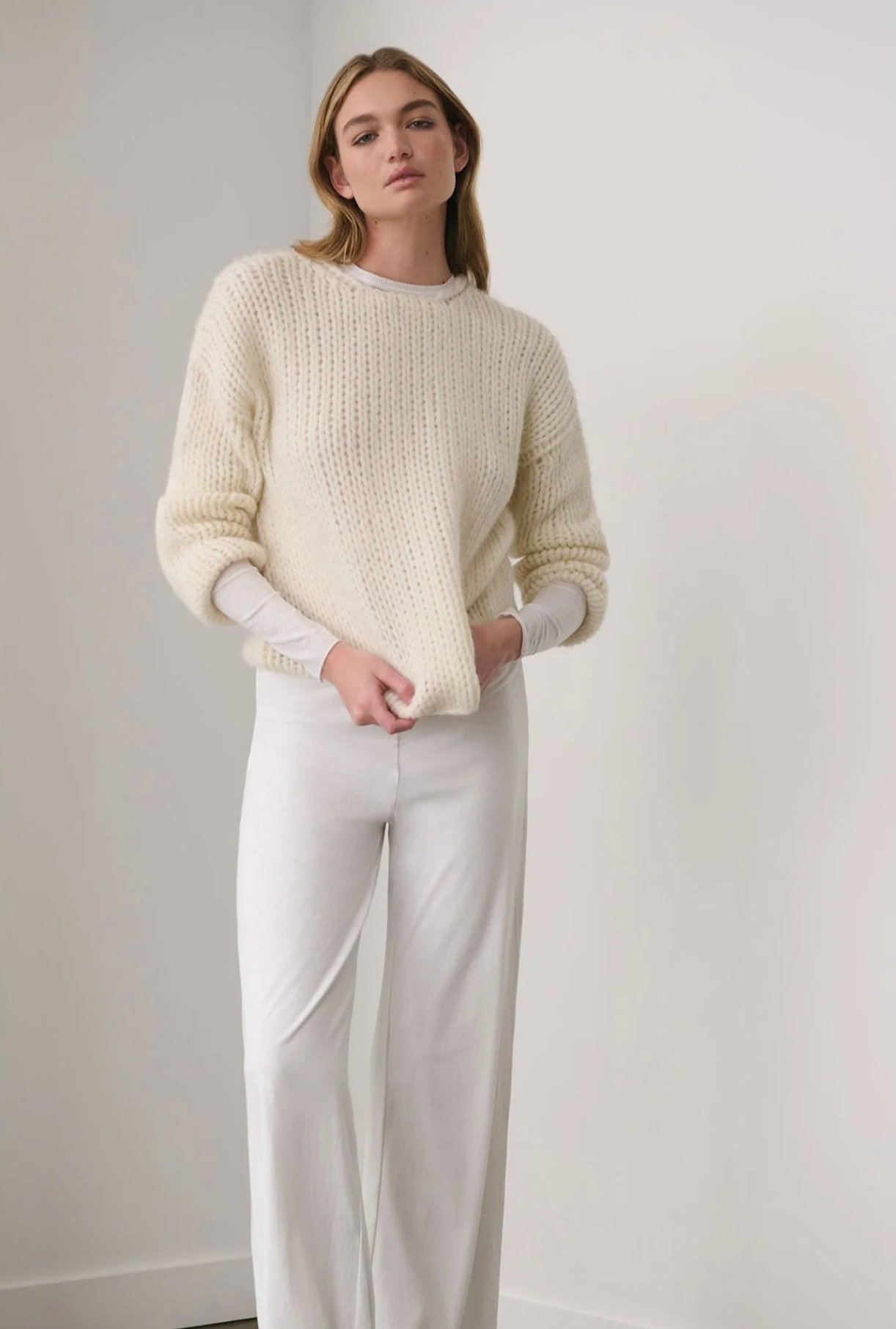 Aida pullover in ivory