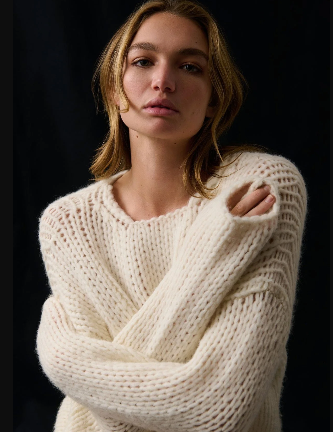 Aida pullover in ivory