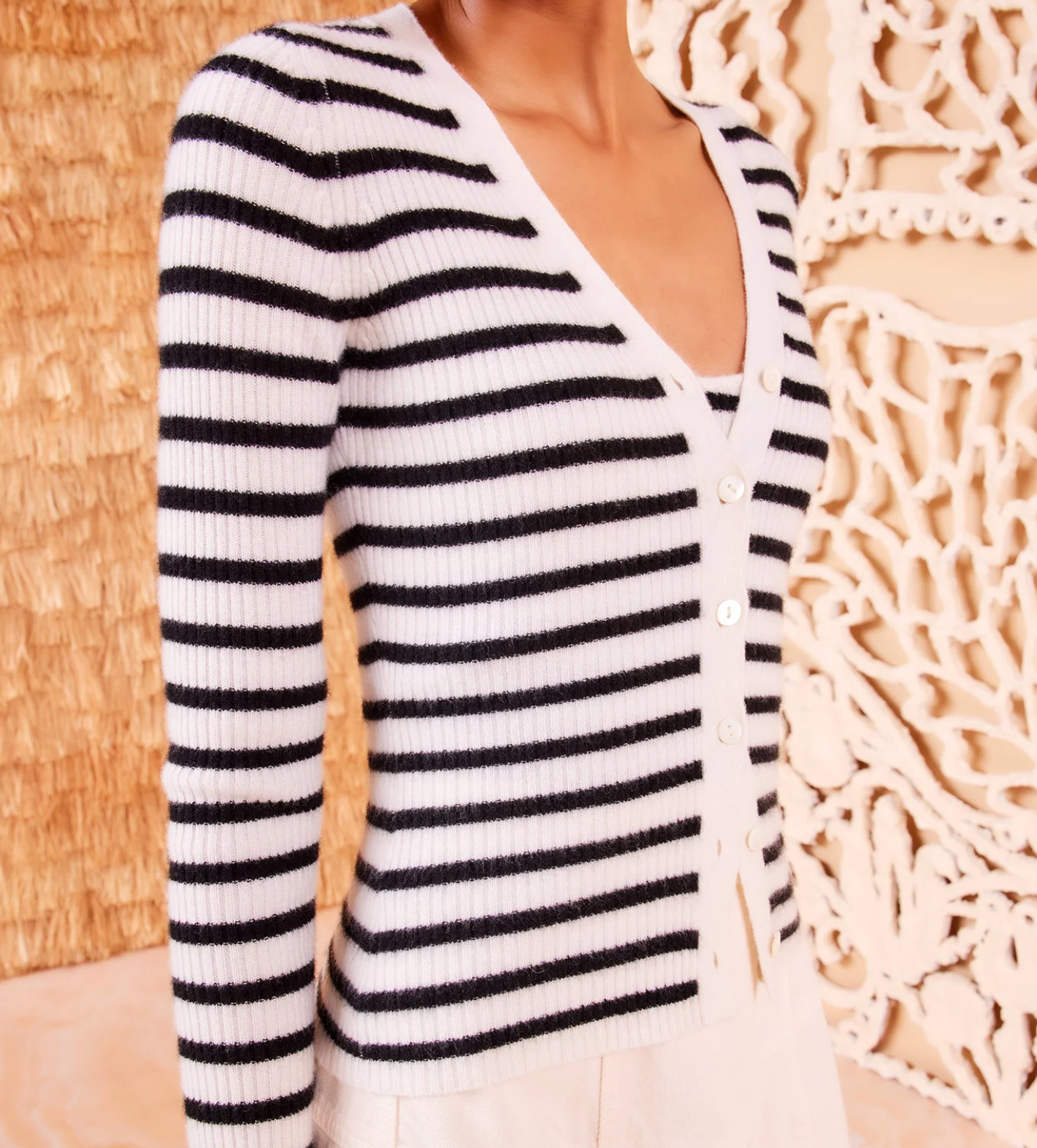 Aeris Cardi stripe