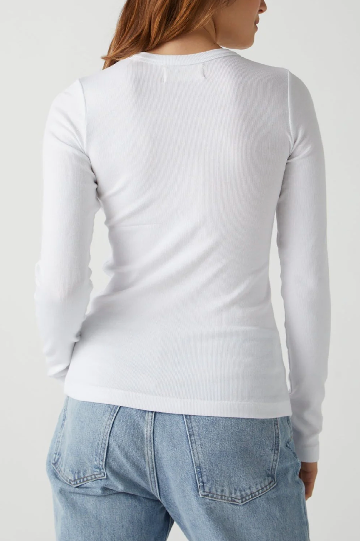 Camino L/S tee in white