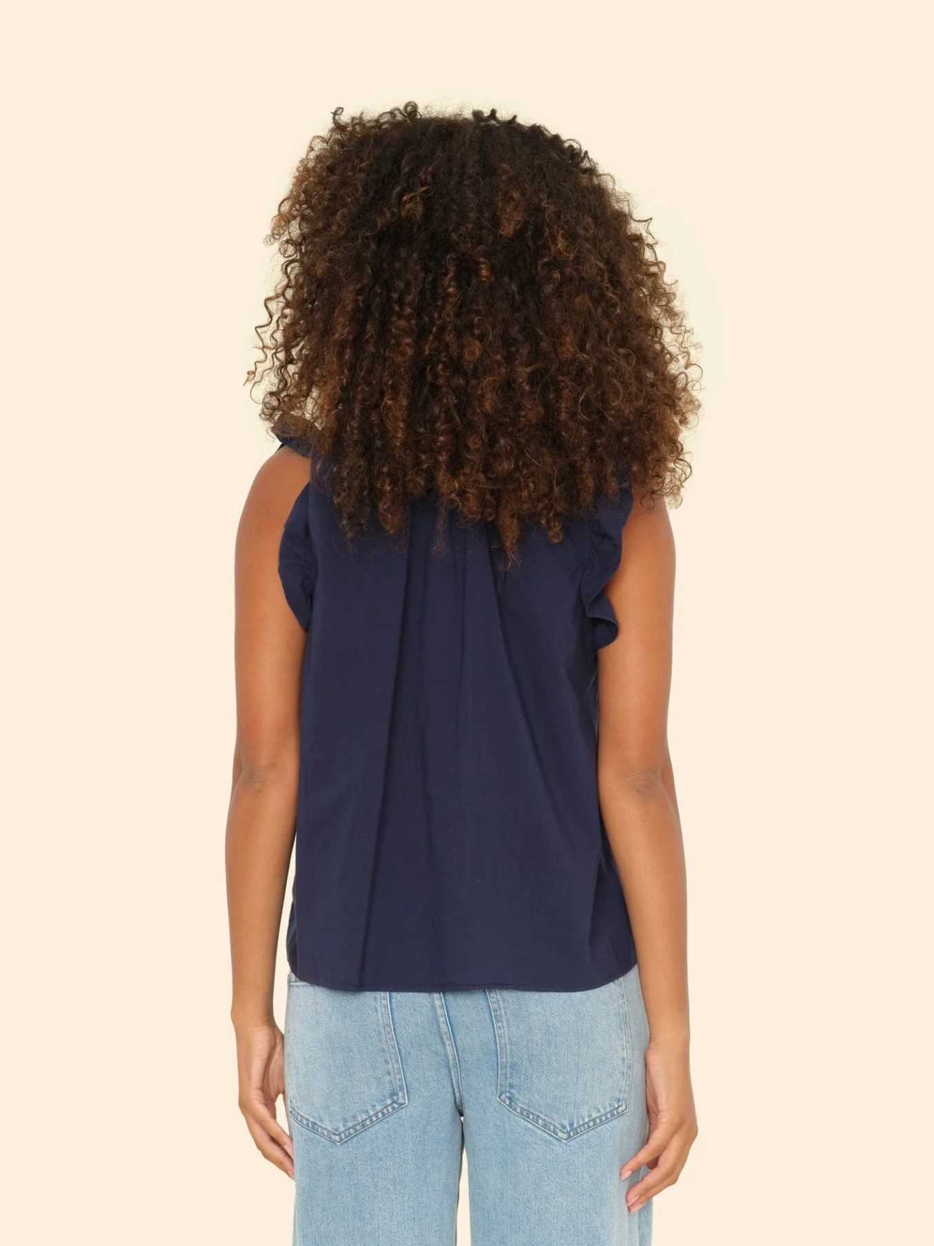 Bex top back in navy