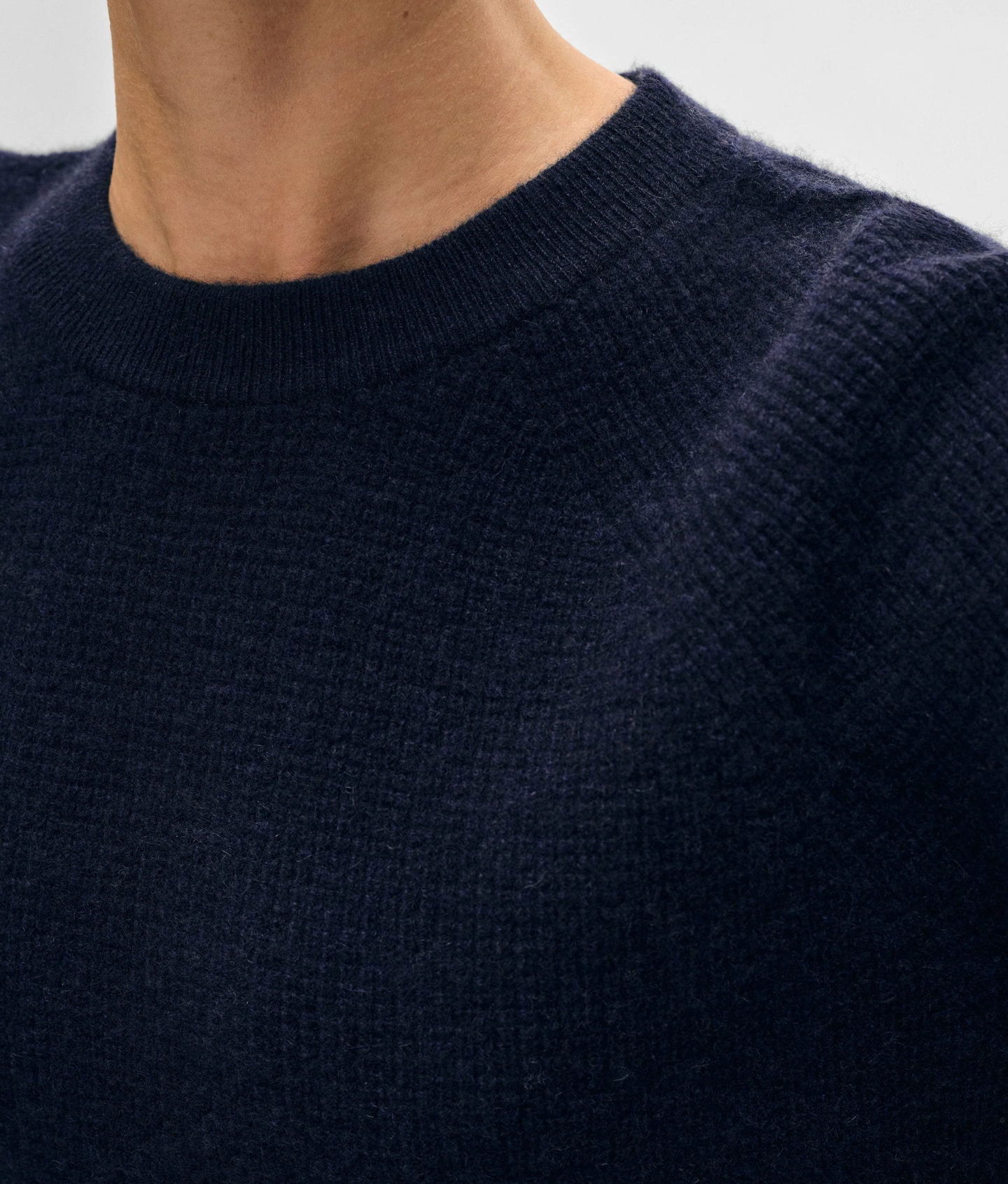 Cashmere Waffle Sweatshirt