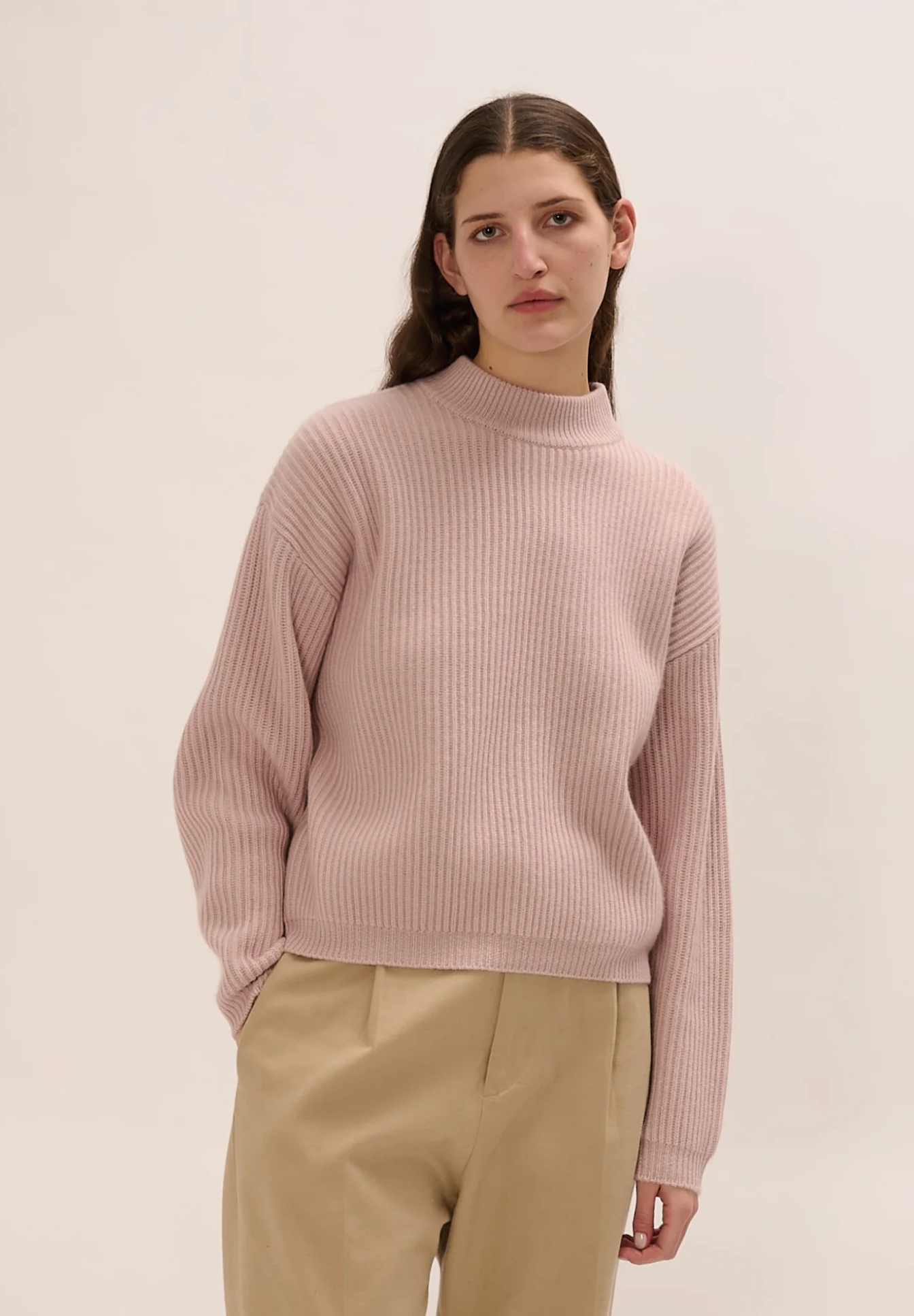 Bayer sweater in soft pink