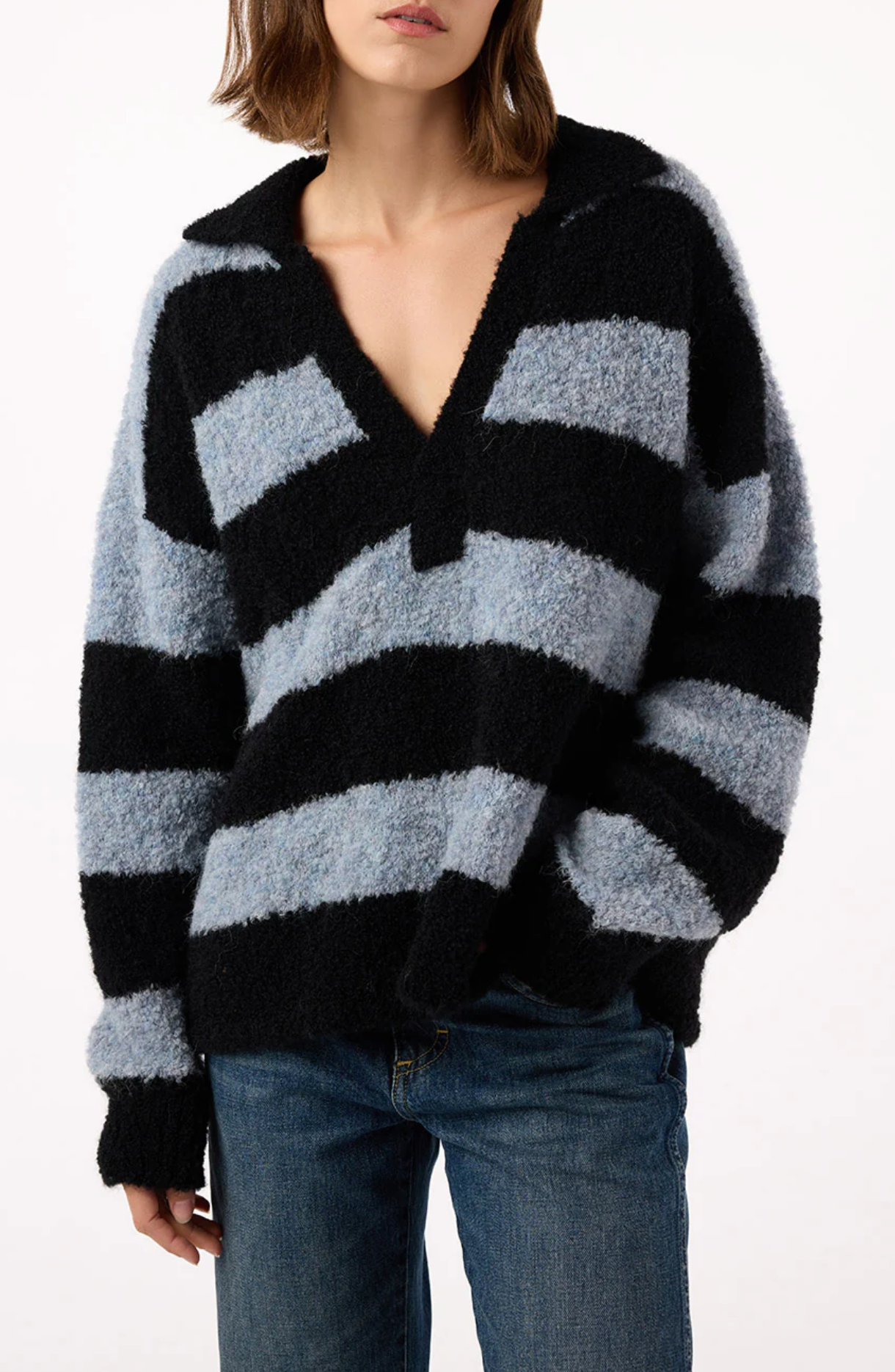 Christina sweater bluebird stripe | MARKET