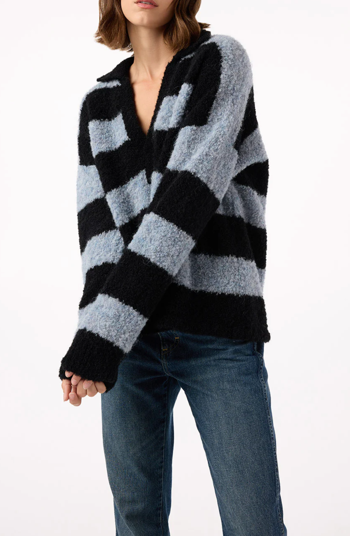 Christina sweater bluebird stripe | MARKET