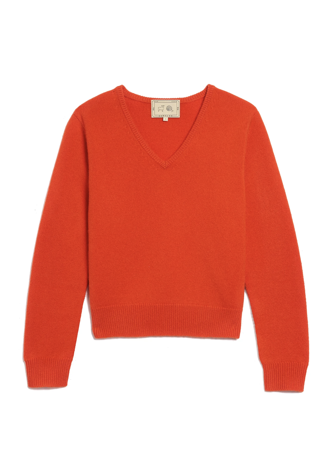 Lia sweater in red-orange | Demy Lee | MARKET 