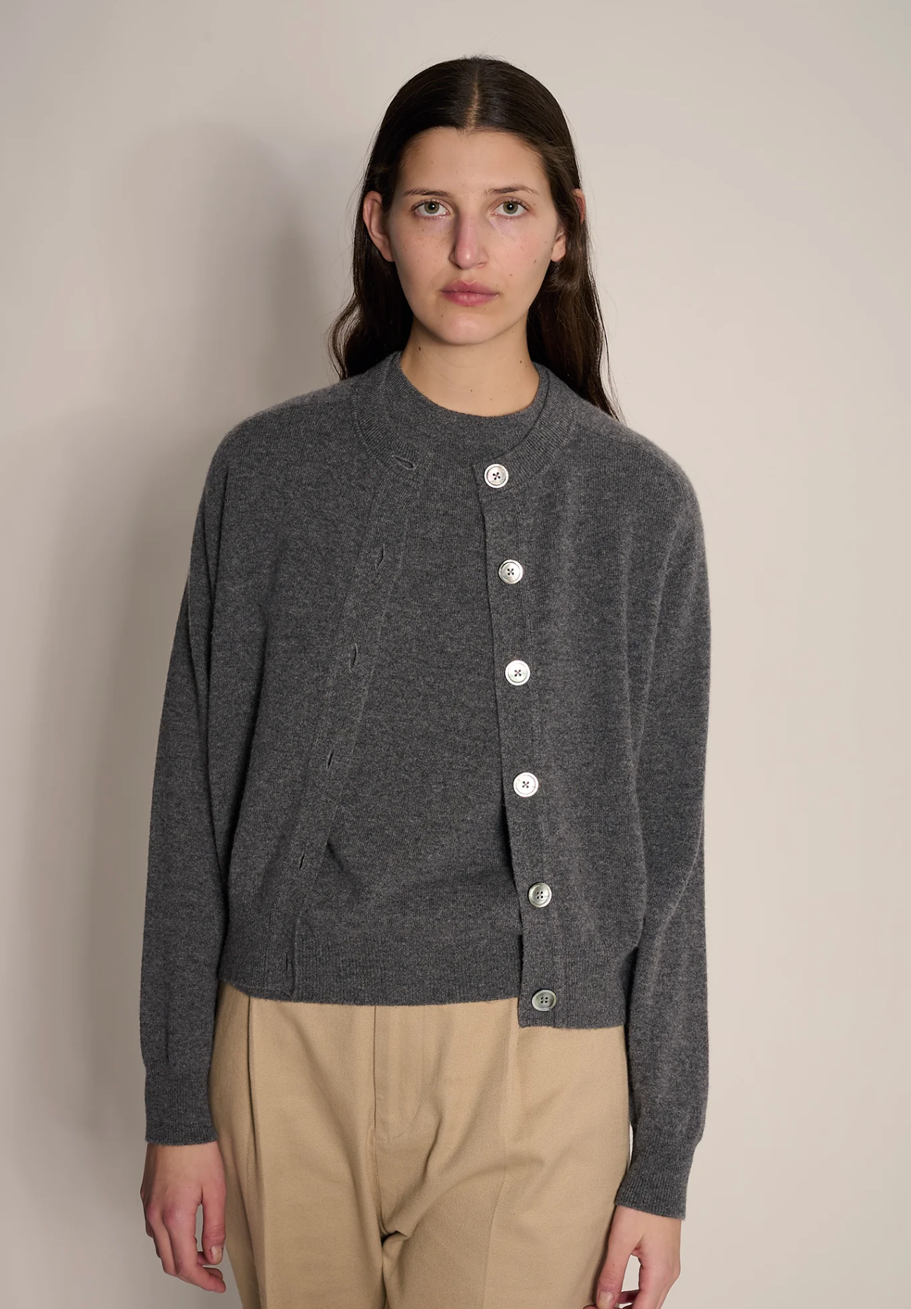 Gwen Cashmere sweater dk. grey | Demy Lee | MARKET 