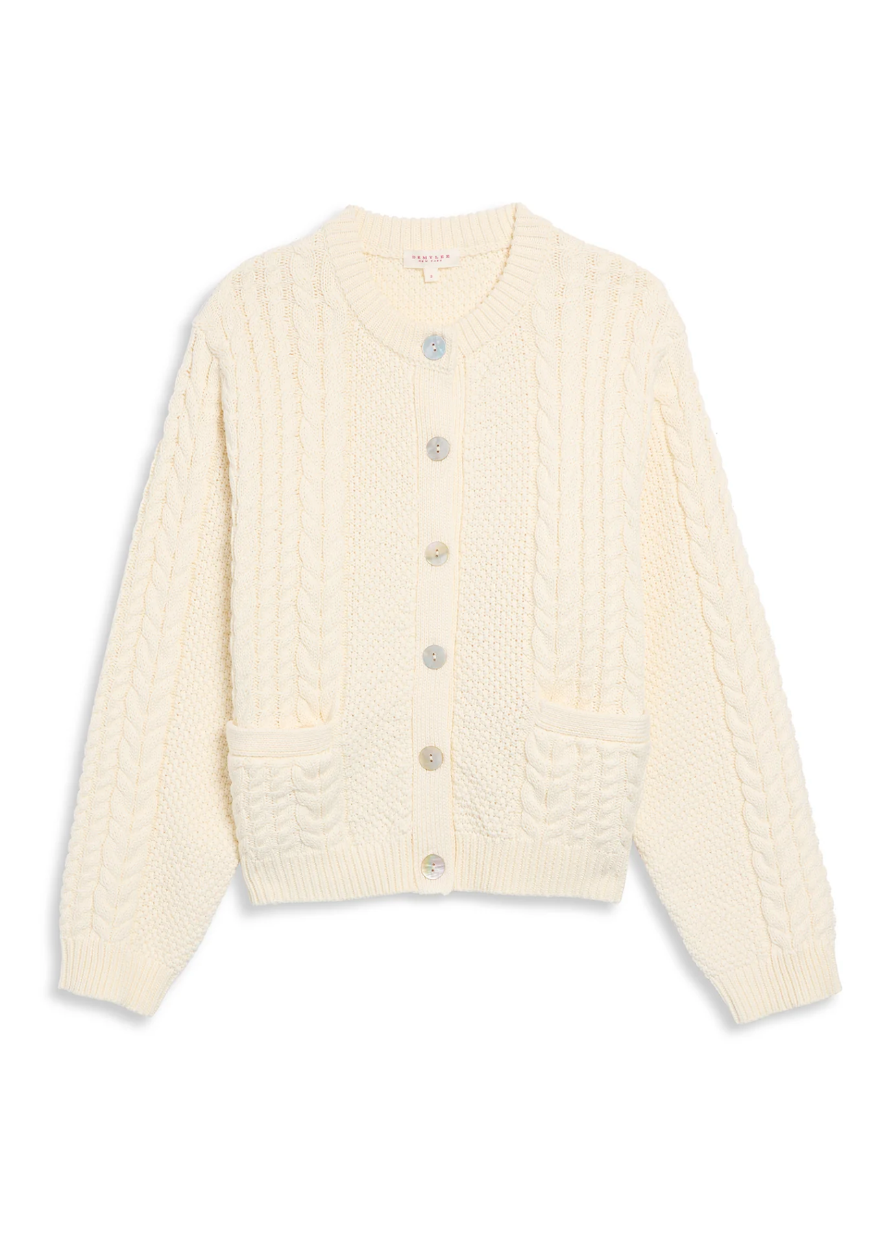 Esme Cardigan in ivory | Demy Lee