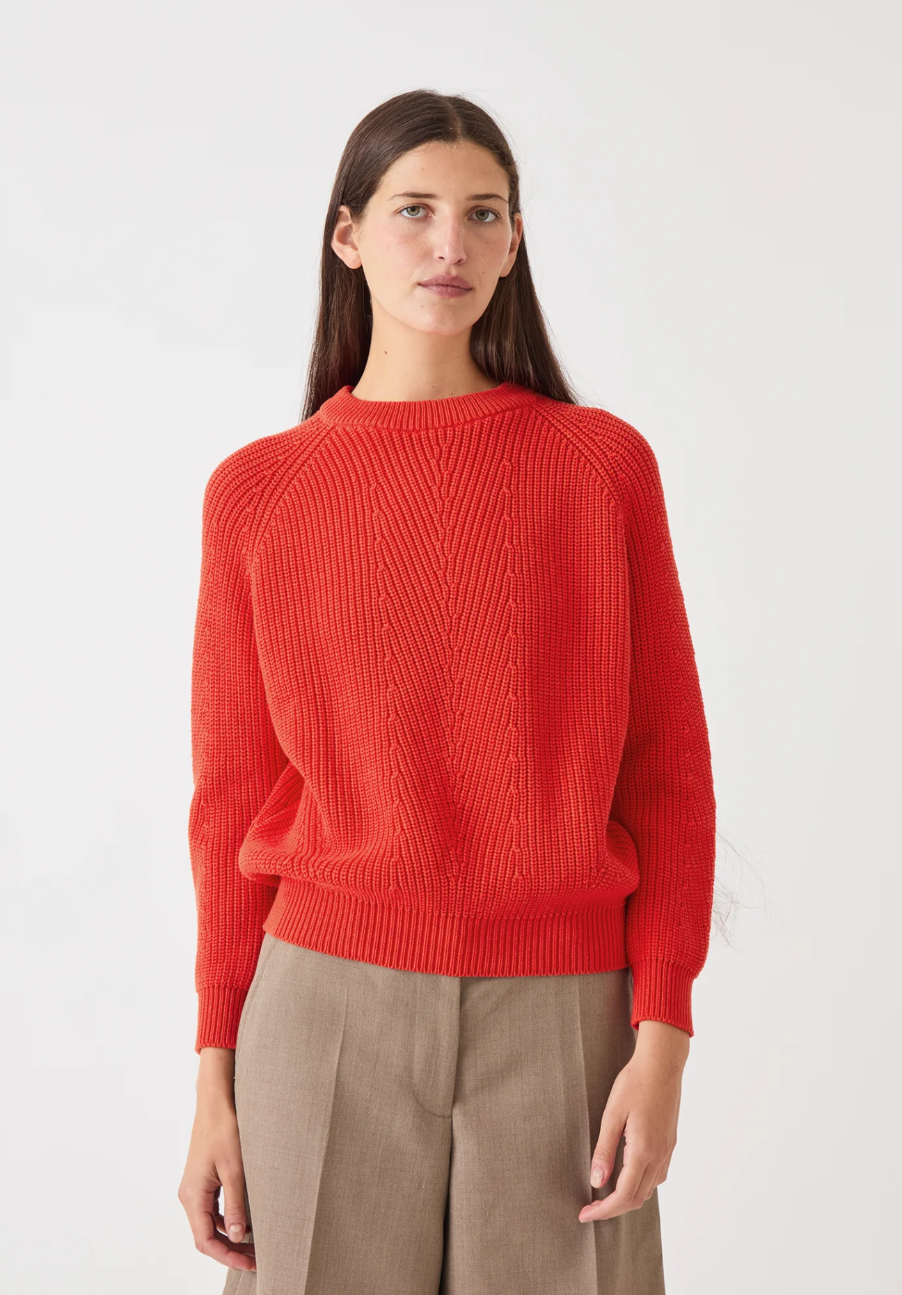 Chelsea Sweater vermillion red | Demy Lee | MARKET 