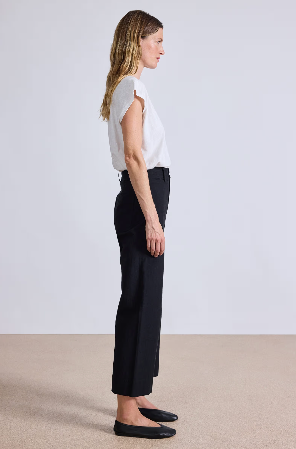 Classic Merida Pant Black. Apiece Apart. MARKET 