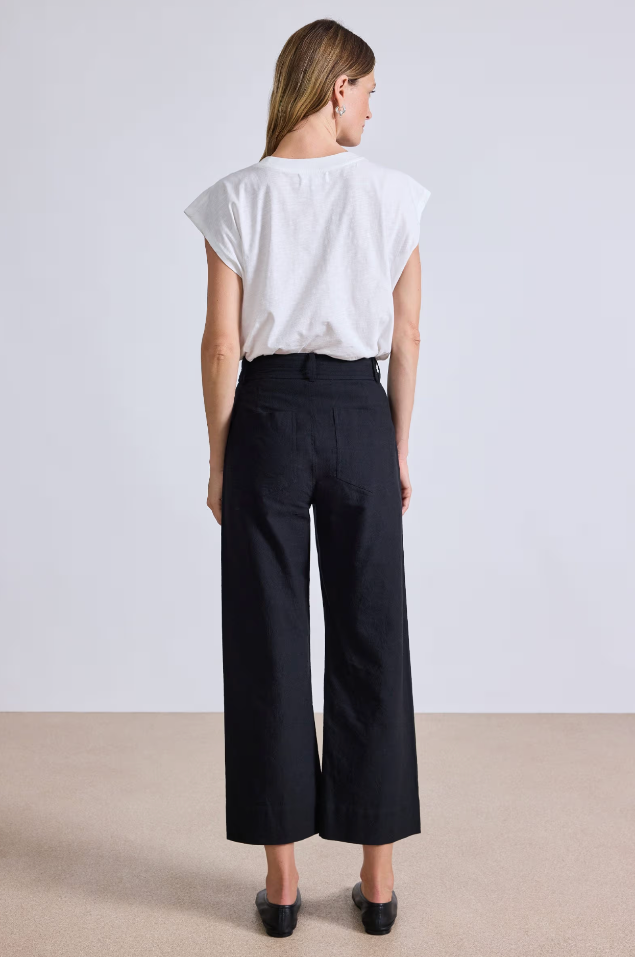 Classic Merida Pant Black. Apiece Apart. MARKET 