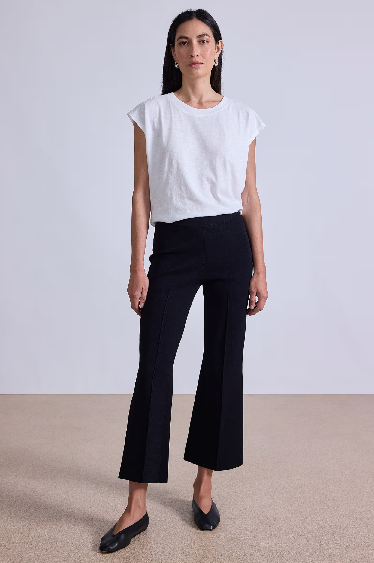 Rene pullon pant black. apiece apart. MARKET 