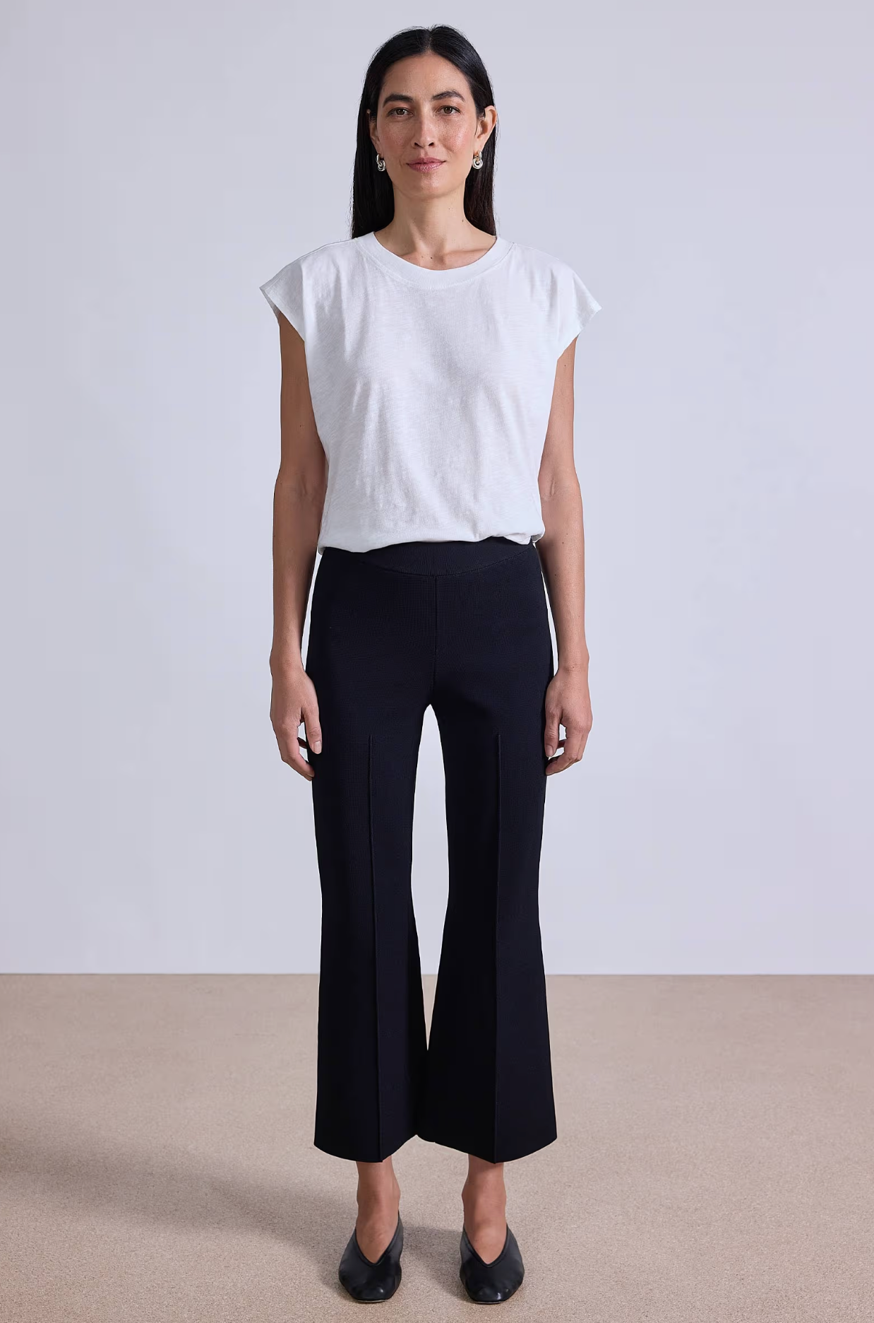 Rene pullon pant black. apiece apart. MARKET 