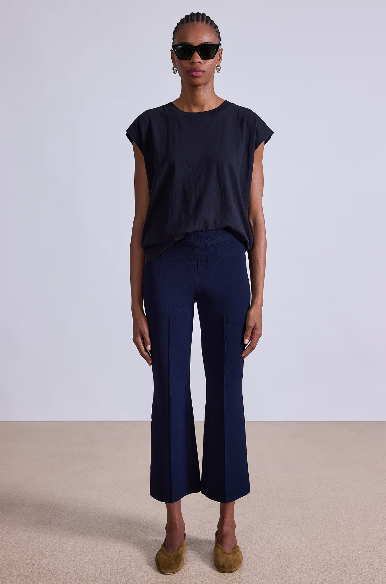 Rene pullon pant black. apiece apart. MARKET 