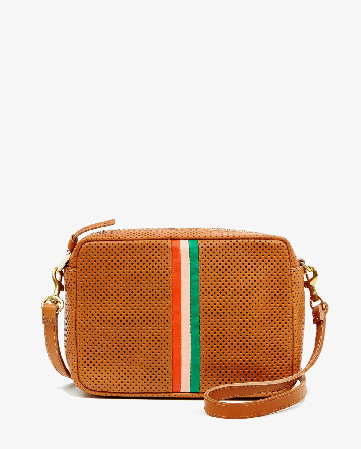 Midi Sac perforated with stripes Clare V