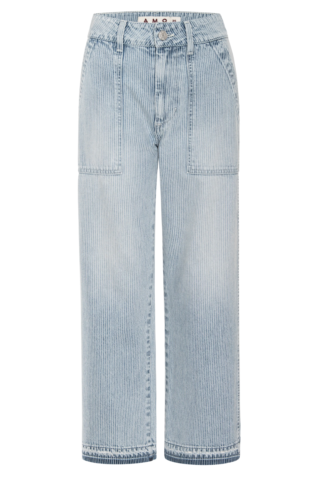 Easy Army Slouch Crop in enjoy stripe | Amo | MARKET